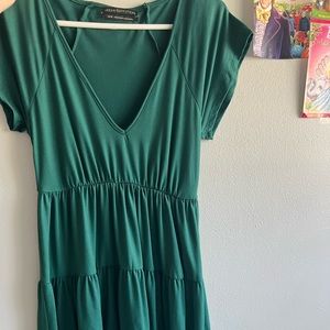 green urban outfitters baby doll dress